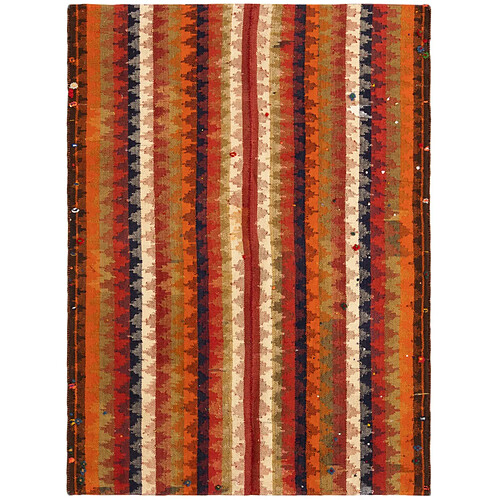 Vidal Tapis de laine 174x128 orange Jajim