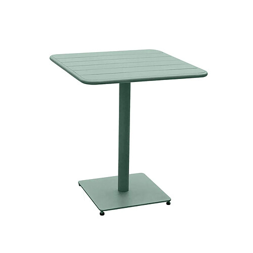 Table de jardin carrée Phuket Olive 65 x 65 cm - 2 places - Hespéride