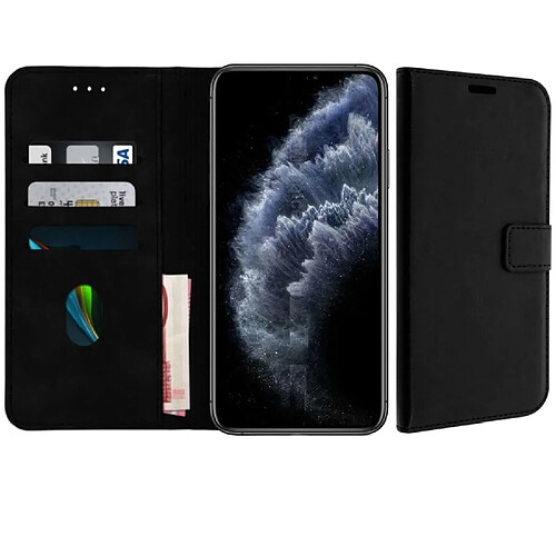 Ipomcase Coque Etui Housse de protection Portefeuille pour iPhone 11 Pro Max (6.5 ) -Noir