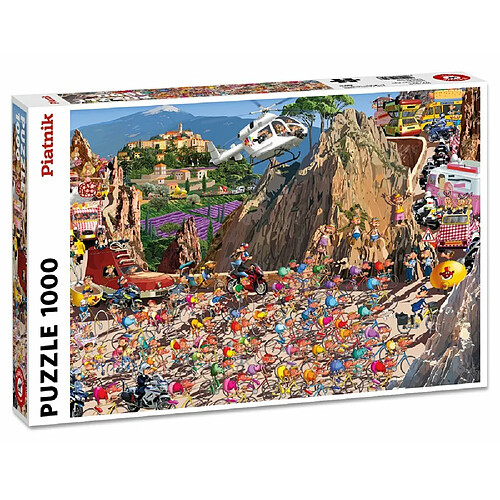 Piatnik - 5482 - Puzzle - Ruyer - Course de Vélo - 1000 Pièces