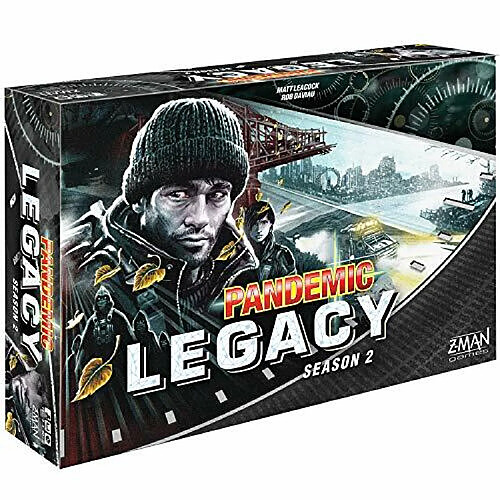 Zman Games Jeu de sociAtA Pandemic Legacy Saison 2 Black Edition Jeu de sociAtA pour adultes et famille Jeu de sociAtA coopAratif 13 ans et plus 2 A 4 joueurs Temps de jeu moyen 60 minutes FabriquA par Z-Man games