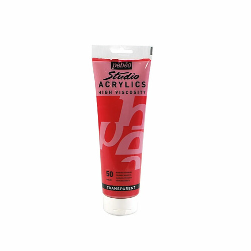 Pebeo Peinture acrylique transparente - Magenta - 250 ml