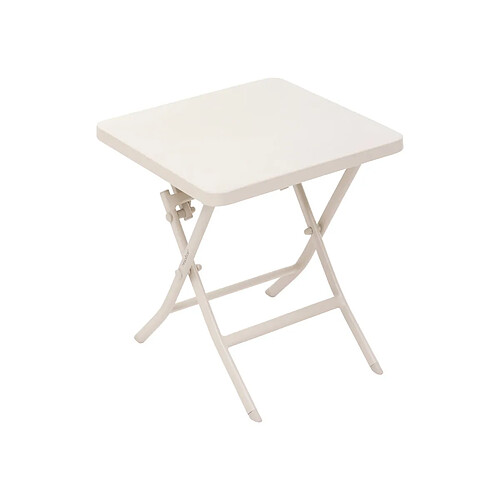 Table d'appoint carrée pliante Greensboro Argile - 40 x 40 cm - Hespéride