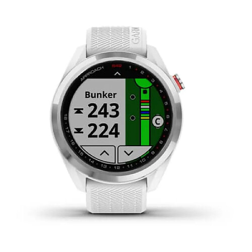 Garmin Approach S42 Montre Connectée 1.2" GPS Bluetooth Satellitare Android IOS Blanc