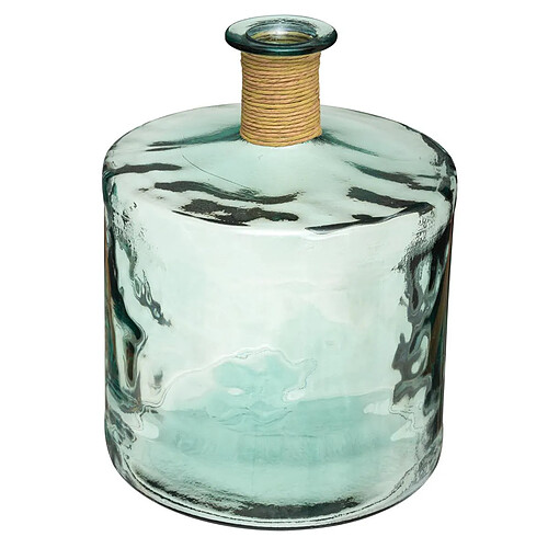 Atmosphera, Createur D'Interieur Vase Épaule en Verre Recyclé H 45 Transparent - Atmosphera