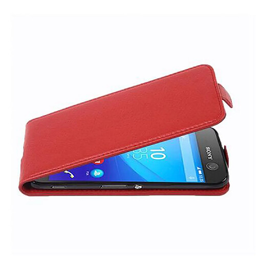 Cadorabo Coque Sony Xperia M5 Etui en Rouge