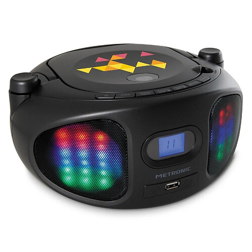 Metronic Radio CD-MP3 Lumi avec jeux de lumière