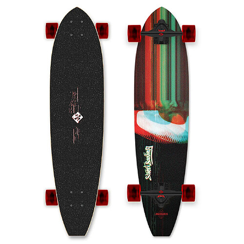 Street Surfing Longboard Cut Kicktail 36 Drag Vision