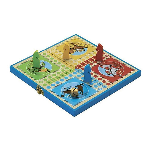 L'Arbre A Jouer LARBRE A JOUER - 66340 - JEU DES PETITS CHEVAUX - COFFRET EN BOIS