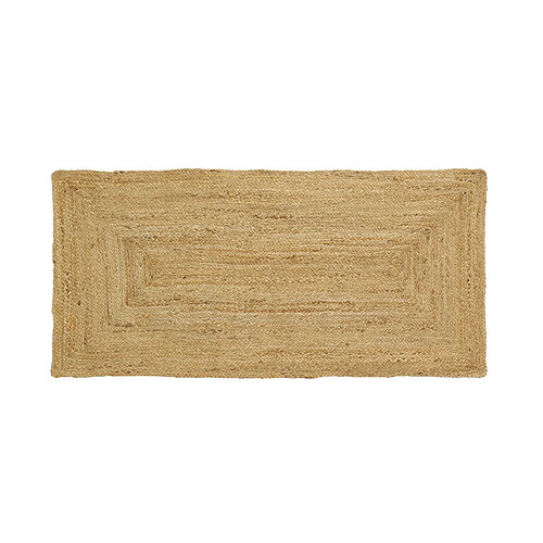 Aubry Gaspard Tapis en jute naturel tressé 65 x 135 cm.