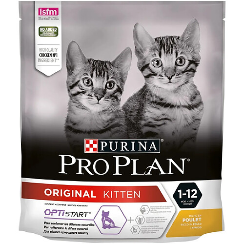 Purina Croquettes PRO PLAN Chat Junior - Riche en Poulet - 400 g