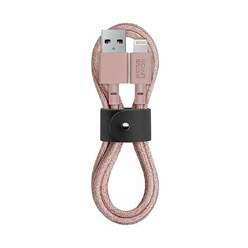 Câble ceinture Native Union Lightning Rose 1,2m