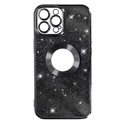 Avizar Coque iPhone 13 Pro Max Paillette Noir