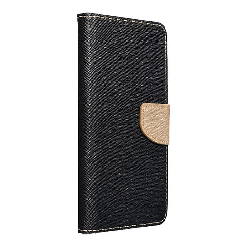 Ozzzo etui fancy book pour xiaomi redmi 10 noir/ or