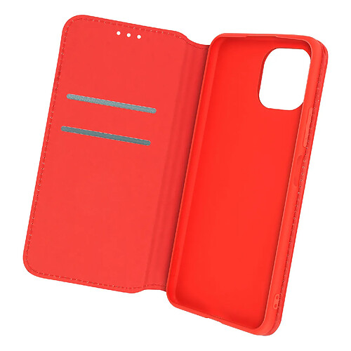 Avizar Housse Xiaomi Mi 11 Lite et 11 Lite 5G NE Portefeuille Fonction Support Rouge