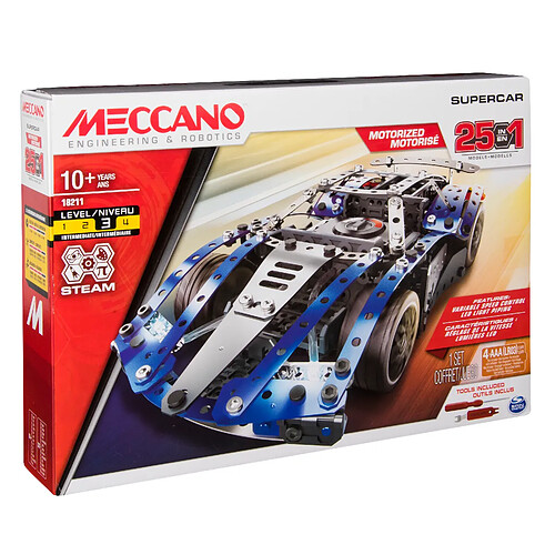 Meccano Super Car - 25 Modèles Motorisés - 6044495