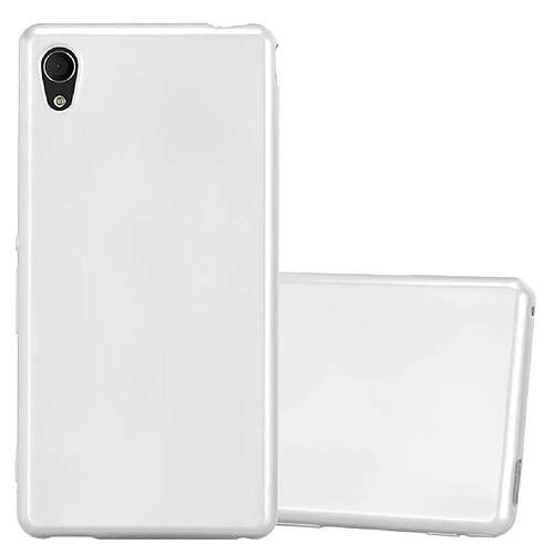 Cadorabo Coque Sony Xperia M4 AQUA Etui en Argent