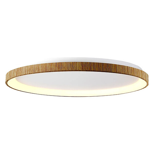 Inspired Ring Ceiling 90cm 78W LED, 3000K, 6200lm, Bois, 3 ans de garantie