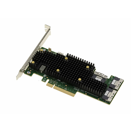 Kalea-Informatique Carte PCIe 4.0 Trimode SAS SATA et NVMe, 24G, 24 Ports ORIGINAL LSI 9600-24i