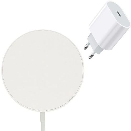 Pack Adaptateur Secteur 20W + Chargeur rapide a induction 15W pour Samsung / Oppo / Xiaomi / Huawei Little Boutik®