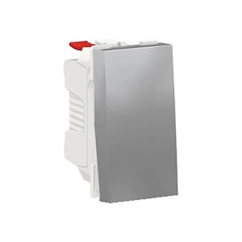 Schneider Electric va et vient - 10a - 1 module - alu - schneider unica nu310330