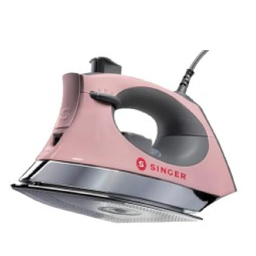 SINGER Steam Craft Fer à vapeur Semelle en acier inoxydable 2600 W Rose