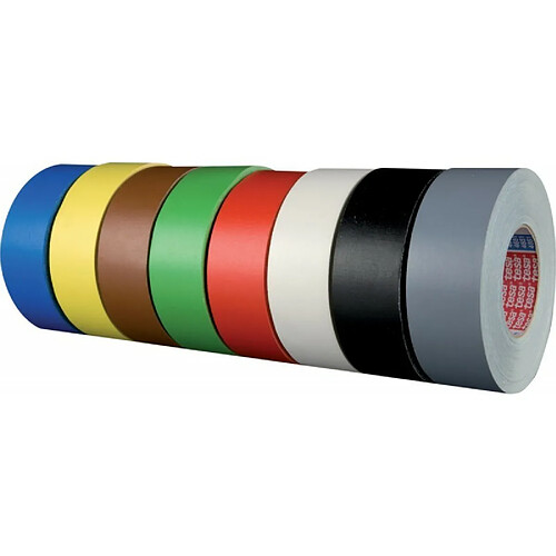 Tesa ruban vinyle 4651 Premium, 50 mm x 25 M, Noir (Par 6)