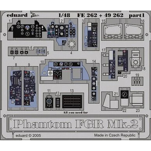 Phantom FGR Mk.2 für Hasegawa/Revell Bausatz- 1:48e - Eduard Accessories