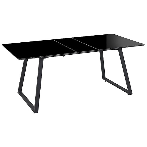 Beliani Table de repas TOURAN Noir