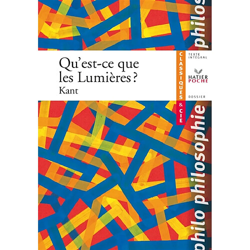 Qu'est-ce que les Lumières ? · Occasion