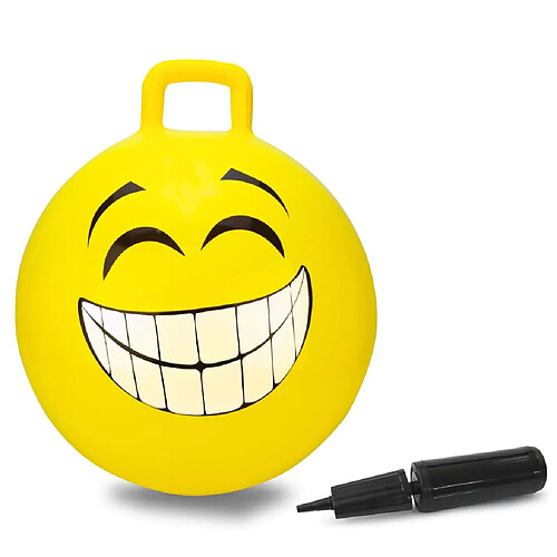 Jamara Balle rebondissante Smile 450 mm Jaune