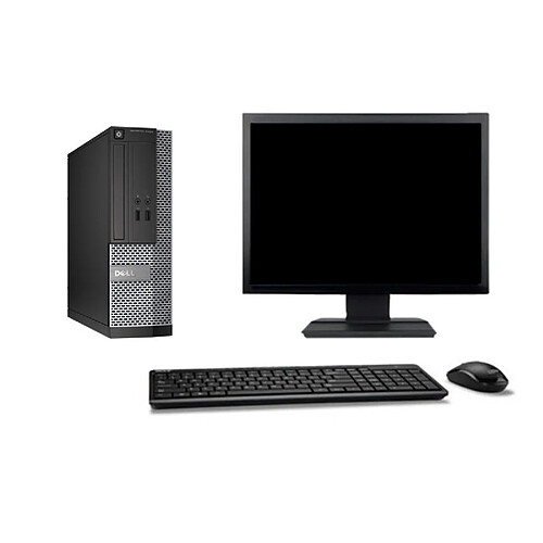 PC Dell 3020 SFF Ecran 27" G3220 RAM 16Go Disque 500Go Windows 10 Wifi · Occasion