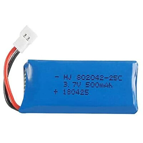 1 Pièce Rechargeable Lipo Batteries 3.7v, 500mAh pour Rc Drones Quadricoptères HUBSAN X4 H107L H107C H107D H107 V252