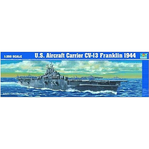 Trumpeter Maquette Bateau U.s. Aircraft Carrier Cv-13 Franklin 1944