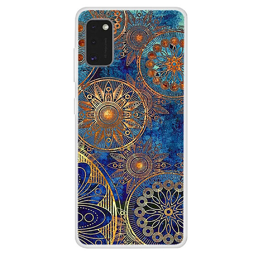 Coque en TPU impression de motifs souple fleur unique pour votre Samsung Galaxy A71