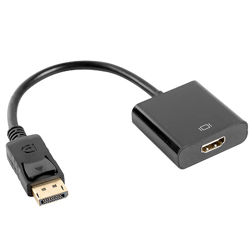 Câble adaptateur Lanberg mini Displayport mâle vers HDMI-A femelle 10 cm