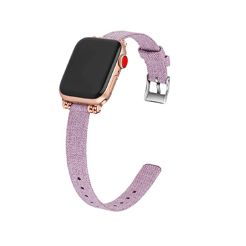 B19 Violet Watch Bracelets de remplacement 41mm 40mm 38mm Toile de nylon en nylon Sangle de sport perlé pour Apple Iwatch 7654321 SE