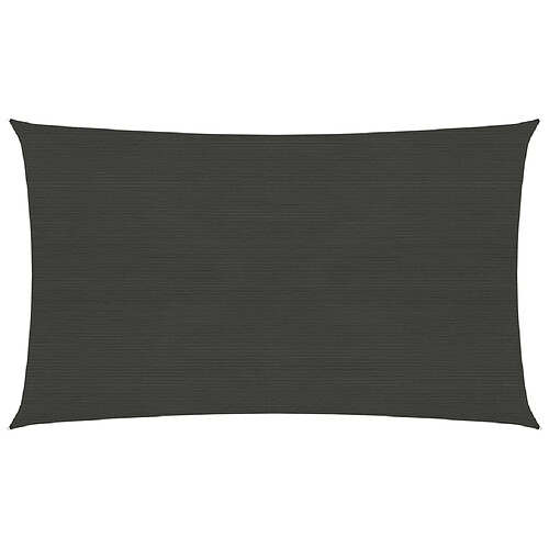 ComfortXL Voile D'ombrage 160 G/m² Anthracite 2x5 M Pehd