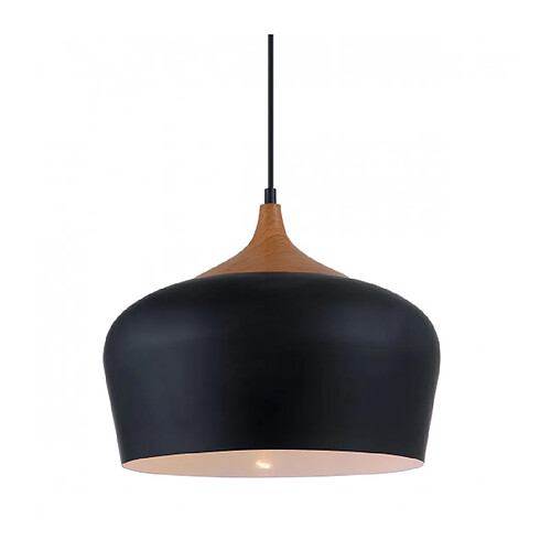 Luminaire Center Suspension moderne Britta Noir