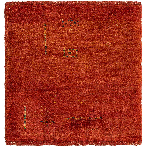 Vidal Tapis de laine 50x45 rouge Gabbeh