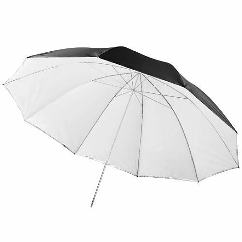 Walimex Pro Parapluie translucide et reflex walimex 2 en 1 blanc, 150cm