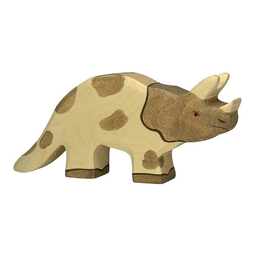 Figurine Holztiger Triceratops