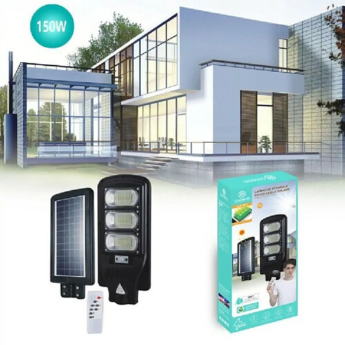 Tradex LED PANNEAU SOLAIRE RECHARGEABLE 150W TELECOMMANDE LED-8511