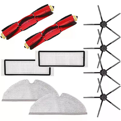 Pièces de rechange pour aspirateur Robot Xiaomi Roborock E4 S6 MaxV S6 Pure S4 Max S5 Max T6, 12 pièces