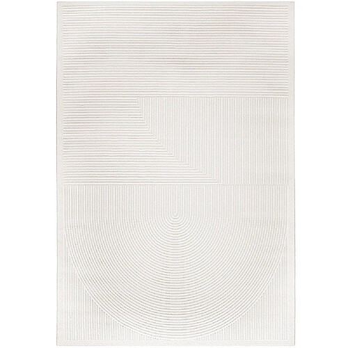 ICONIK INTERIOR Grand Tapis Design Contemporain et Moderne - Beige (290x200 cm) - Dubisa Beige