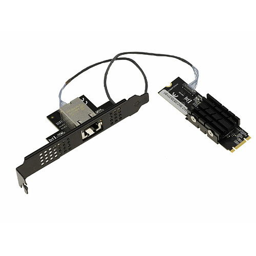 Kalea-Informatique Carte M2 1 port RJ45 10G LAN 10 GIGABIT ETHERNET - CHIPSET AQUANTIA AQC107