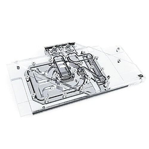 Alphacool Eisblock Aurora GPX-A Radeon RX 6800/6800XT ROG Strix/TUF avec Backplate - Acryl + Nickel