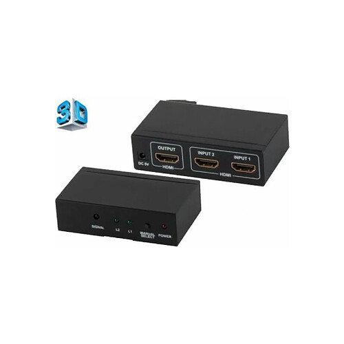 shiverpeaks PROFESSIONAL Switch HDMI, 2 entrées, 1 sortie ()