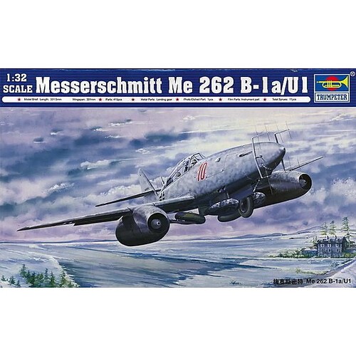 Trumpeter 1/32 Messerschmitt Me262B1a U1 Chasseur de Nuit Allemand