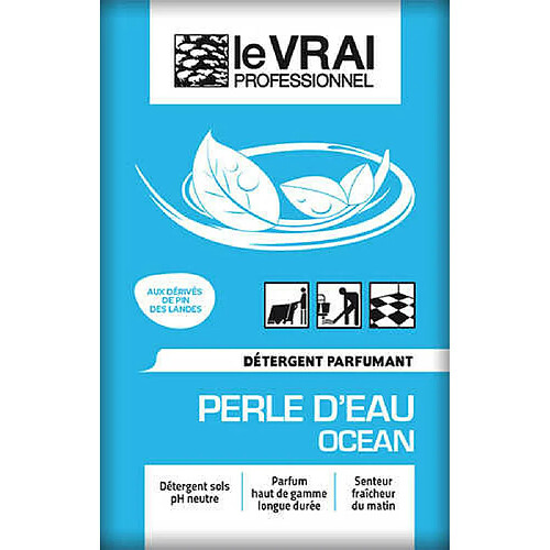 Le vrai perle d'eau nettoyant desodorisant dosettes 125*16ml - ACT 4268 - Entretien des sols - le vrai actionpin